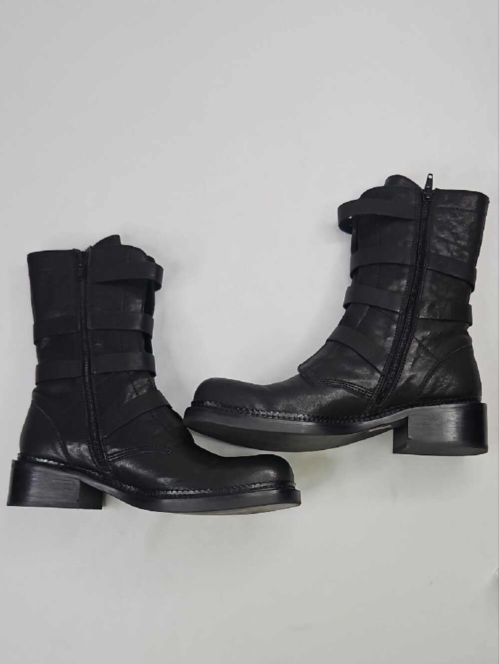 Women's Jeffrey Campbell Shoreditch Strappy Buckle Boots Size 9.5 - Picture 9 of 11
